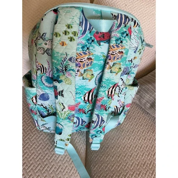 Vera Bradley Antilles Treasure LG Essential BP & MD Travel Cosmetic Bag NWT SET - Picture 2 of 16